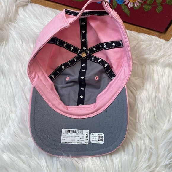 Adidas Originals Women's Pink Trefoil Strapback Hat Adjustable Casual - Picture 2 of 10